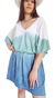 Vestido Oversize V c Lazo (XXL) Esmeralda en internet