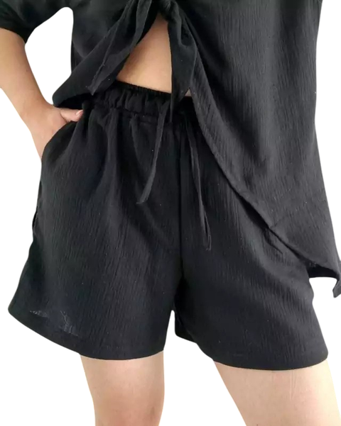 SHORT LINO BAMBULA LIBORE (40 al 50) BLACK