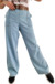 Pantalon WIDE RECTO Rigido SKY (40 al 48) - tienda online