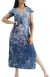 Vestido Largo Batick Nevado ROCK BLUE