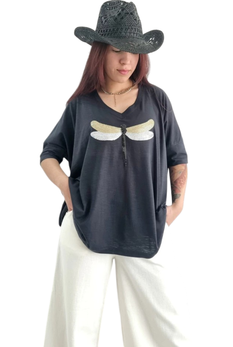 Remeron V Manga 3/4 (XL/XXL) LIBELULA FLAMME -