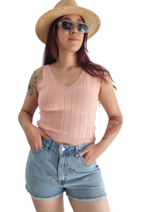 Top de Hilo Largo Pink