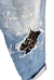 Imagen de Babucha Italiana Denim elastizado TWO STARS (TALLE UNICO) - IMPORTADO ITALY Denim Claro