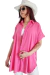Camisola LINO Oversized M/L Fucsia - comprar online