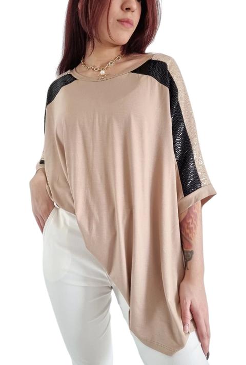 Remerón FLORENCIA Manga 3/4 CAMEL (XXL)