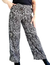Maxi Palazzo PRINT GREY CREPE AMPLIO ( 44 al 50 ) en internet