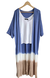 Camisa Kimono Larga BLUE BATICK (XL/XXL) - comprar online