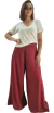 MAXI Palazzo CEY JOSEFINA WIDE LEG BORDEUX ( 40 al 48 ) - AW25 en internet