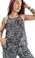 SET CREPE ANIMAL PRINT Grey Musculosa + Palazzo - Kuwana Shop
