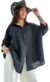 Imagen de Camisa Maxi Oversize LINO BAMBULA (XXL) PREMIUM BLACK