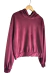 BUZO HOODIE Corto PLUSH (M/L) BORDEUX - AW25 - Kuwana Shop