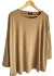 Remera Mangas Largas Oversized AMELIA (XXL) BEIGE - AW25 - comprar online