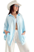 Camisa Maxi Oversize LINO BAMBULA (XXL) PREMIUM SKY