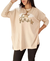 Sweater BREMER Oversized STARS GOLD NUDE (XL/XXL) - comprar online