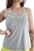 Musculosa Encaje FEEL Grey (S/M)