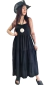 Vestido LINO Bretel M/L - BLACK - tienda online