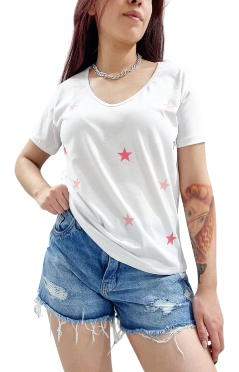 Remera V FULL START Pink (4 talles)