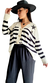 SET OVER Palazzo LANILLA + Cardigan Rayado (40 al 50) - Kuwana Shop