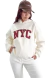 Buzo Hoodie FRIZA NY BORDADO PREMIUM - CRUDO AW25 en internet