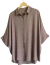 Camisa Maxi Oversize (XXL) TEXTURADA HABANO - AW25 en internet
