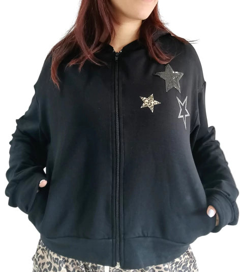 Campera Corta EMILY (L/XL) STARS BLACK AW25 - comprar online