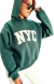 Buzo Hoodie FRIZA NY BORDADO PREMIUM - GREEN AW25 - tienda online