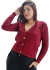 Cardigan DOBLE BREMER BORDEAUX L/XL - AW25 en internet