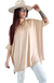 Remerón Vestido Julieta OVERSIZED (XXL) CAMEL - Kuwana Shop