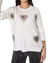 Sweater Corto BELEN LOVE PRINT WHITE (L/XL) en internet