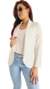 Blazer Sastrero Emma (M al XL) - OFF WHITE - Kuwana Shop