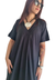 Vestido TÚNICA LINO LARGO [XL/XXL] BLACK - Kuwana Shop