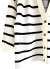 Cardigan Largo Jackard Oversize RAYADO PRUNE WHITE (XL/XXL) - Kuwana Shop