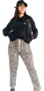 SET Campera EMILY BLACK + BABUCHA PRINT WAFFLE ( 40 al 52) AW25