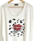 Remera V LOVE Mangas Largas FLAMME PREMIUM Natural L/XL - AW25 en internet