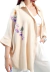 Camisa Maxi Oversize LINO BAMBULA FLOWERS (XXL) SAND - comprar online