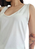 Musculosa V ORIANA White SHINE (M al XL) en internet