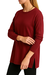 MAXI Sweater BREMER LARGO (XL/XXL) MALBEC AW25 - comprar online