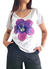 Remera V PREMIUM HAWAI VIOLET White ( 4 talles )