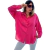 Camisa Oversized LINO (M/L) HOT PINK - comprar online