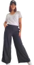 Maxi Palazzo CORDEROY BLACK (42 al 50 ) - Kuwana Shop