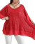 Remerón GASA SHINE - FULL XXL Red - comprar online