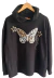 BUZO Hoodie BLACK BUTTERFLY (M al XL)-AW25 - comprar online