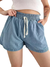 SET Remera STROPEZ + SHORT CAMILA BLUE ( 40 al 50) - Kuwana Shop