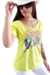 Remera V PREMIUM ALOHA LIME (4 talles) - Kuwana Shop