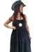 Vestido LINO Bretel M/L - BLACK - Kuwana Shop