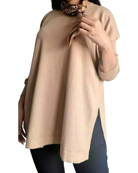 MAXI Sweater BREMER Largo BEIGE (XL/XXL) - comprar online