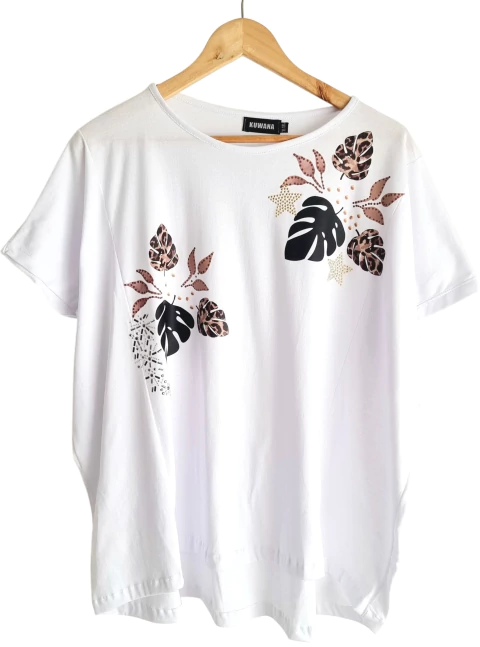 Remerón ESMERALDA White (XXL) LEAVES - AW25 - comprar online