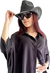 Sombrero Macramé Pampita Black - comprar online