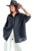 Camisa Maxi Oversize LINO BAMBULA (XXL) PREMIUM BLACK - tienda online
