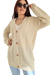 Cardigan trenzado largo CRUDO [L/XL] - comprar online